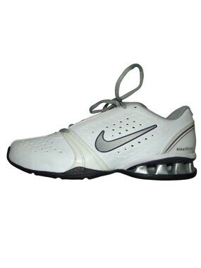 Nike Training Shoes Womens 8.5 Reax Rockstar White Metallic Silver 415355-103